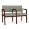 Lesro Lenox 2 Seat Tandem Seating W/ Arm, 44 in W 26 in L 31.5 in H LW2103 - alternate 1